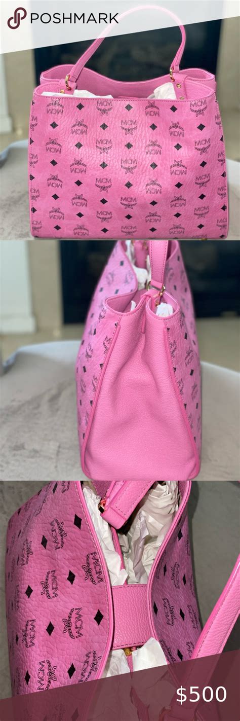 pink mcm bag dupe